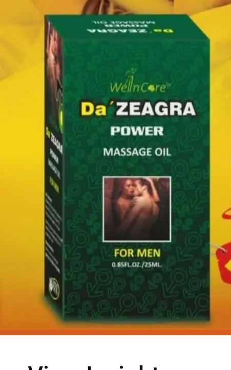 Da Zeagra Men’s Wellness Oil – Strength, Stamina & Confidence Support